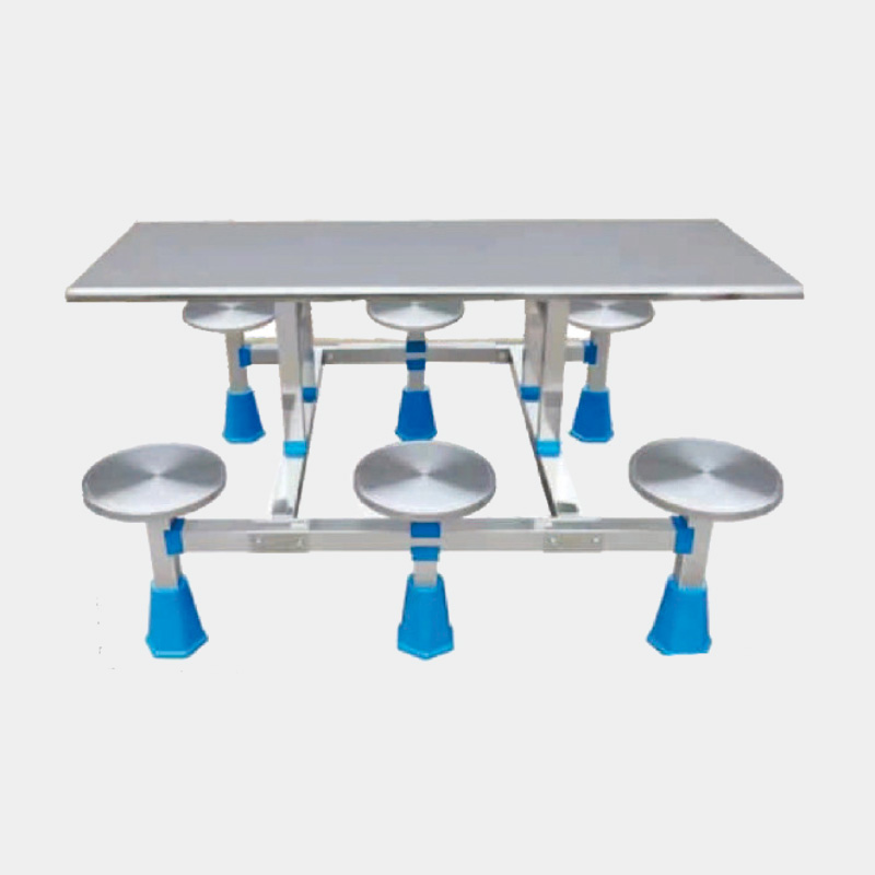 不銹鋼圓凳餐桌 